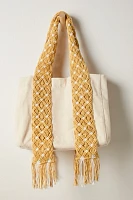 Mia Macrame Strap Tote