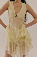 ESTHE Chiffon V-Neck Midi Slip