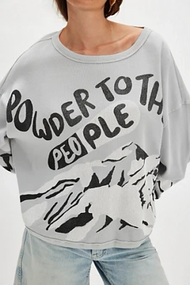 Powder To The People Thermal Tee