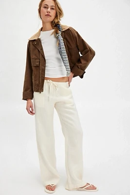 DONNI. The Linen Drawstring Pants