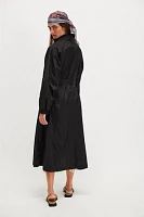 Asparagus Nylon Long Coat
