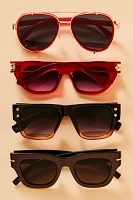 Jackson Two Tone Square Sunglasses