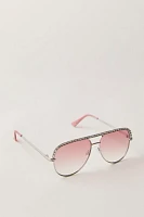 Eclipse Metal Aviator Sunglasses