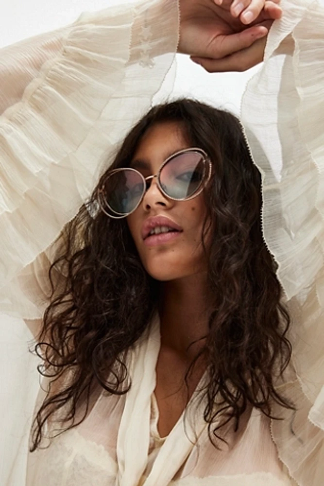 Blossom Novelty Oversized Sunglasses