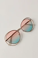 Blossom Novelty Oversized Sunglasses