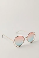 Blossom Novelty Oversized Sunglasses