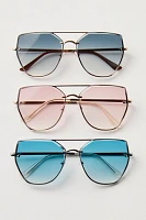 Alma Oversized Aviator Sunglasses