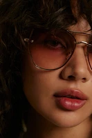 Alma Oversized Aviator Sunglasses