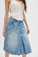 We The Free Daisy Mae Embroidered Skirt
