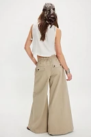 Julien Wide-Leg Chino Trousers