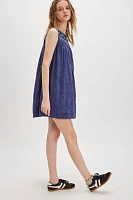 Darlin' Daisy Embroidered Mini Dress