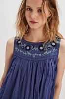 Darlin' Daisy Embroidered Mini Dress