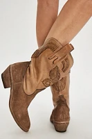 Boho Butterfly Western Boots