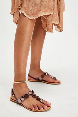 Aurelia Metallic Sandals