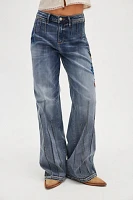 Driftwood Triple Pintuck Pia Jeans