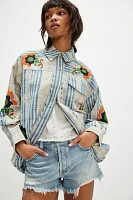 We The Free Embroidered Sashiko Shirt