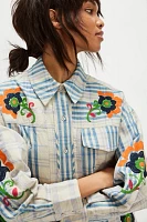 We The Free Embroidered Sashiko Shirt