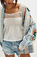 We The Free Embroidered Sashiko Shirt