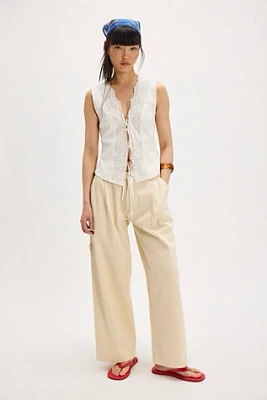 The Tales Soft Cream Suit Denim Jeans