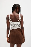 We The Free Light Side Vegan Suede Mini Skirt