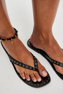 Gia Grommet Thong Sandals