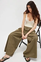 Paige Pleated Pull-On Trousers
