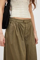 Paige Pleated Pull-On Trousers