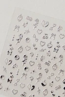 Mani Muse Kill 'Em With Chrome Nail Stickers