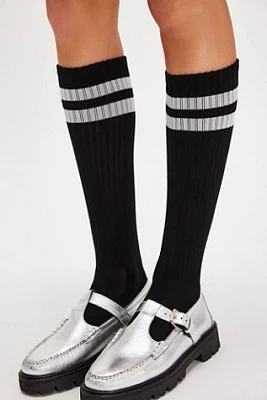 Le Bon Knee High Boyfriend Socks