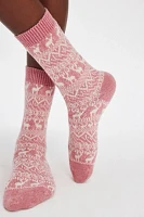 Rosie Sugden Reindeer Cashmere Socks