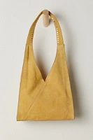 Knox Studded Suede Shoulder Bag