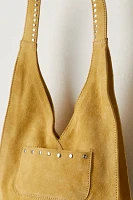 Knox Studded Suede Shoulder Bag