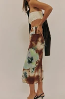 Sunset Mesh Midi Skirt