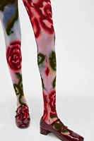 Legssss Hand-Dyed Floral Tights