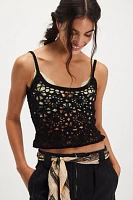 Frankies Bikinis Seaside Crochet Cami