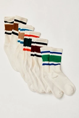 Classic Retro Socks, 5 Pack
