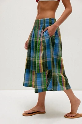 Ivy Cropped Pull-On Culotte Pants