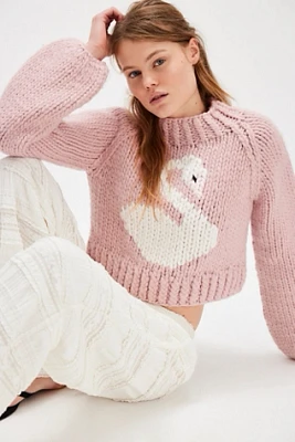 Delilah Designs Swan Sweater