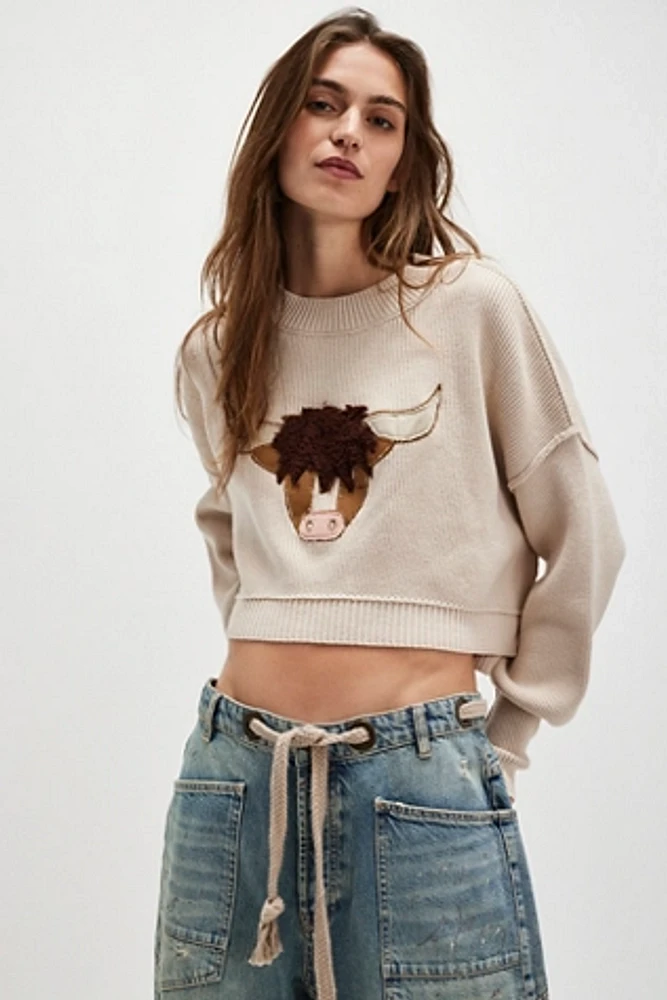 Tricia Fix Farm Friends Easy Street Crop Pullover