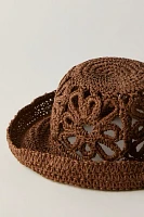 Cut-Out Daisy Straw Hat