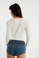 We The Free Cool Kid Denim Micro Shorts