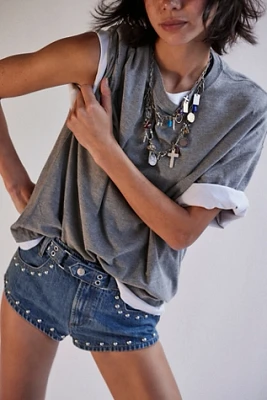 We The Free Cool Kid Denim Micro Shorts