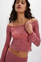 By Land + Sea Textured Skirt Set