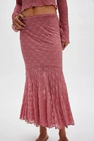 By Land + Sea Textured Skirt Set