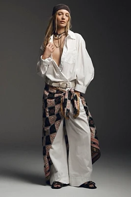 Buckle Back Trousers