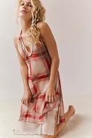 Seeing Double Printed Midi Slip