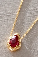 Logan Hollowell Baby Queen Water Drop Ruby Necklace