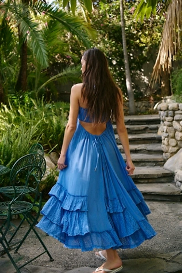 monica satin maxi dress Santa Monica Maxi Dress