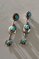 Broken Arrow Thunder Bird Earrings