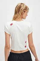 Daydreamer Embroidered Lips Tee